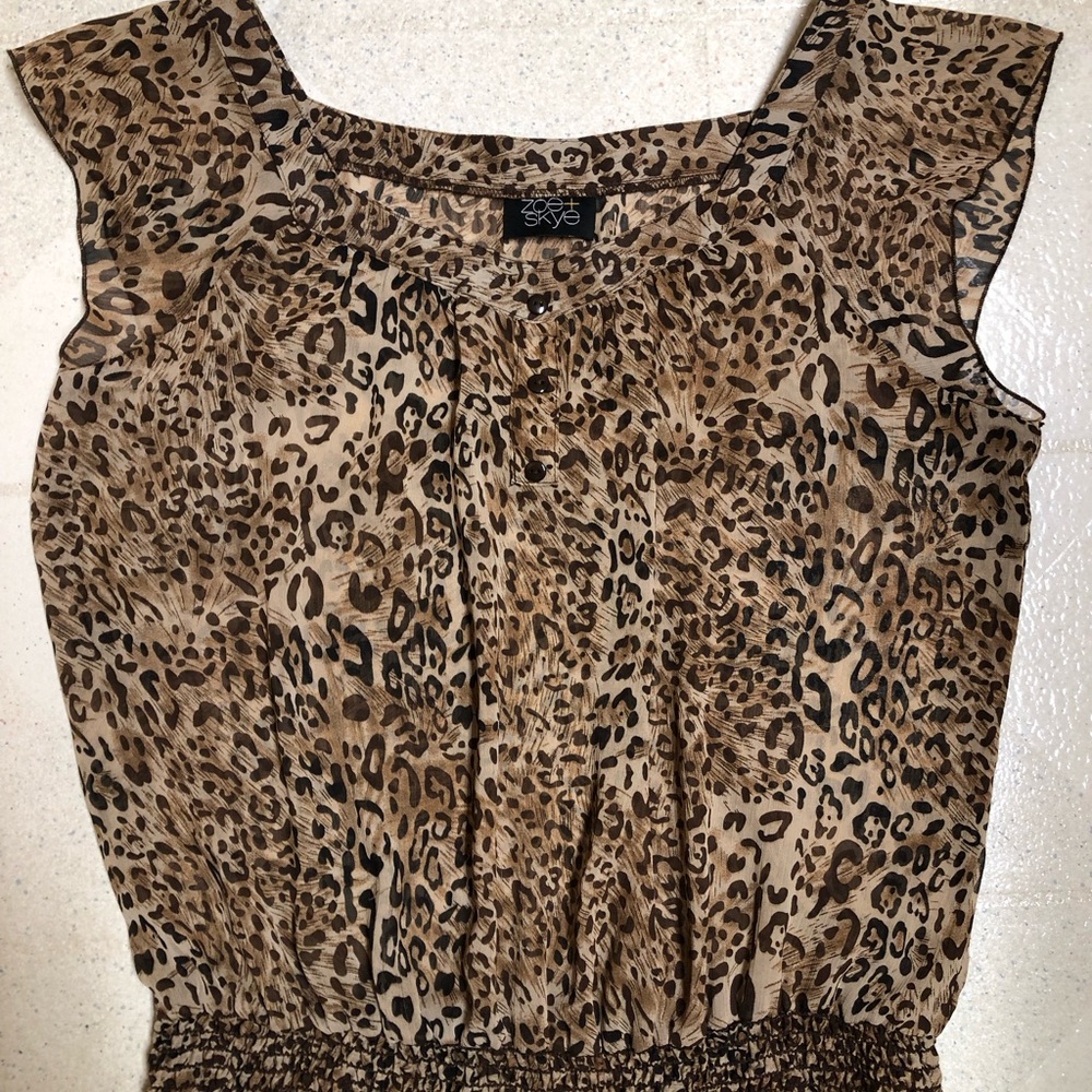 Leopard Print Blouse